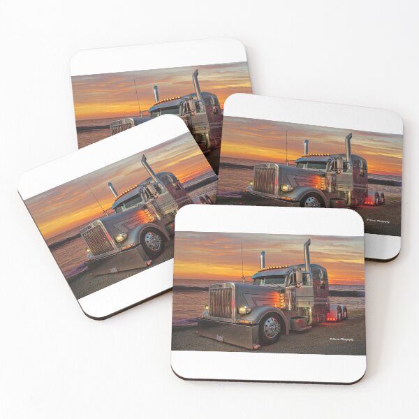 Item preview, Silver Peterbilt at Night designed and sold by rharrisphotos.