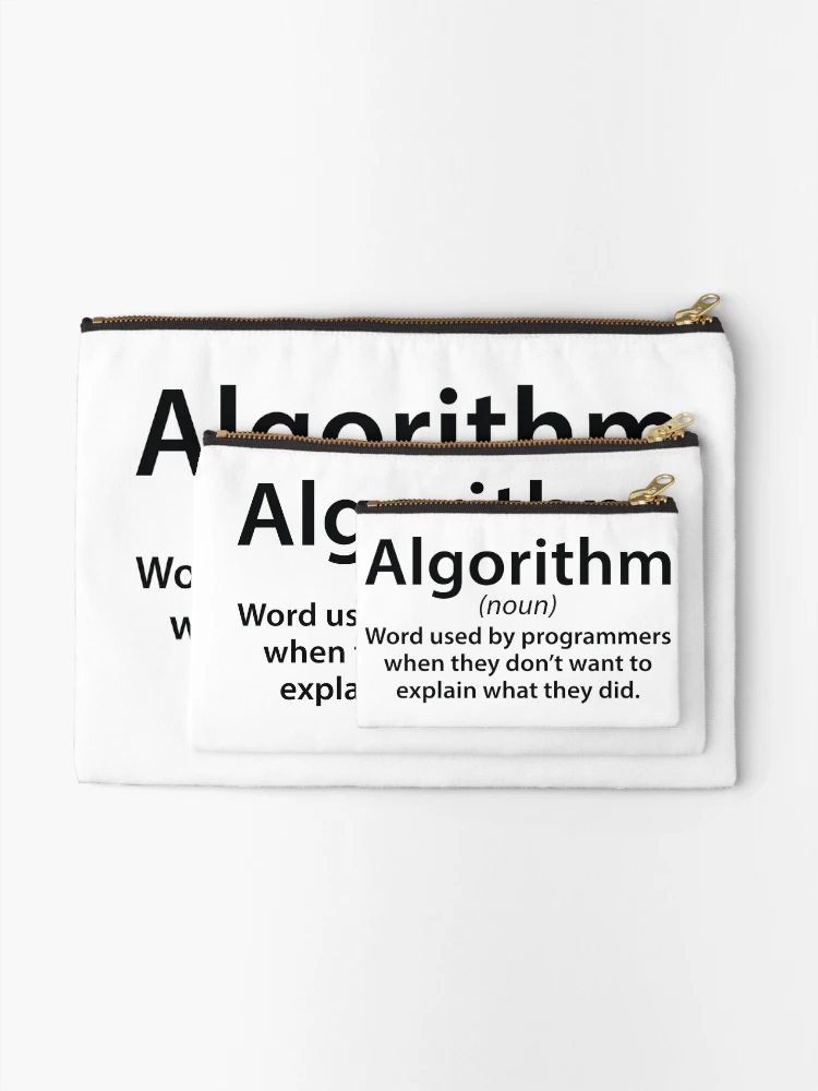 Thumbnail 2 of 4, Zipper Pouch, Algorithm designed and sold by CreativeTrail.