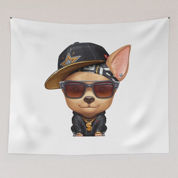 Item preview, Fawn Smooth Coat Chihuahua Hip-Hop Super Star designed and sold by anmlz.
