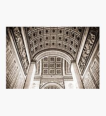 Beneath the Arc de Triomphe Photographic Print