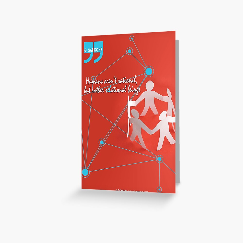 R-EL-ATIONAL Greeting Card