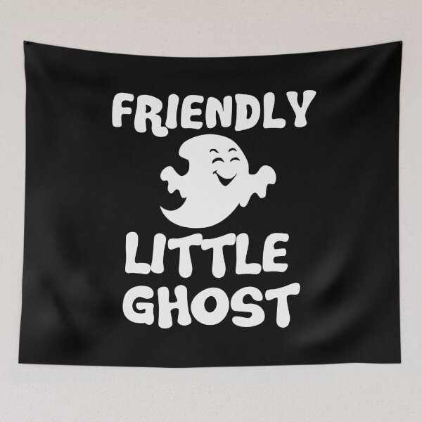 Item preview, Friendly Little Ghost Cute Halloween  print designed and sold by sabertronics.