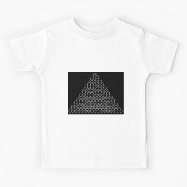 Pascal's Triangle is a triangular array of the binomial coefficients Kids T-Shirt
