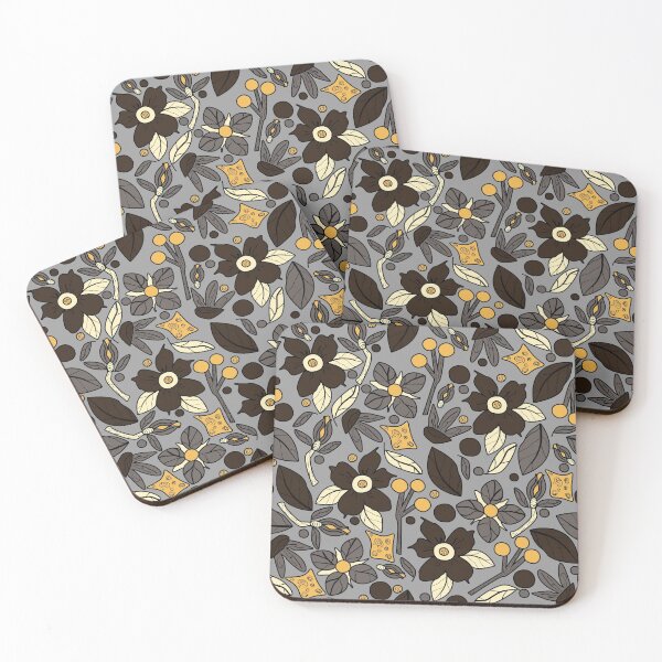 Item preview, Floral Delights Naturals Songbird of Greys and Browns designed and sold by Sheri42.
