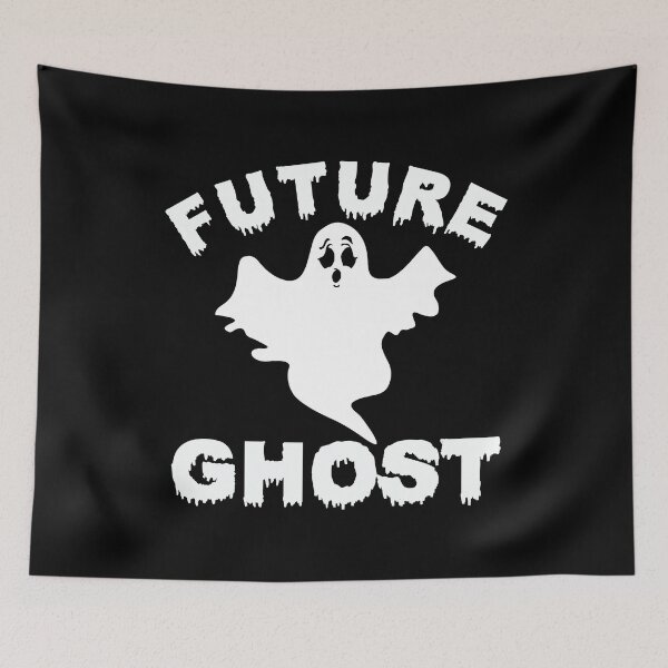 Aperçu de l'œuvre Future Ghost Funny Halloween produit créée et vendue par sabertronics.