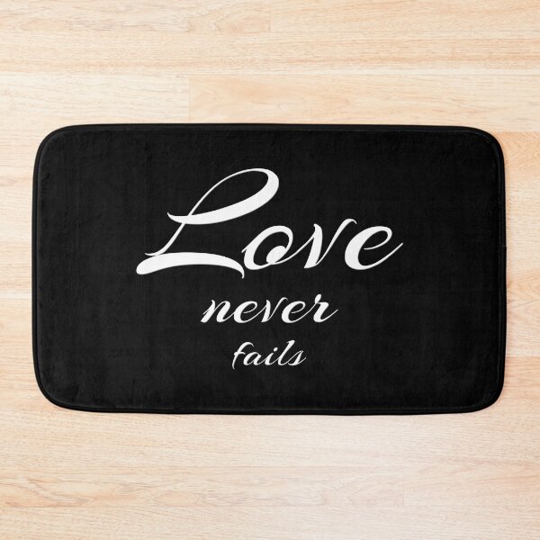 Item preview, Love never fails, 1 Corinthians 13, Bible, Christ, Bible verses designed and sold by Gladwigshausen.