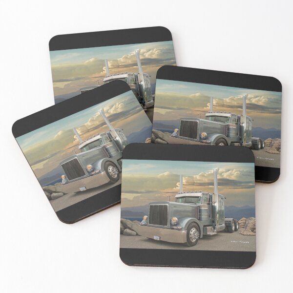 Item preview, Grey Peterbilt in the Clouds designed and sold by rharrisphotos.