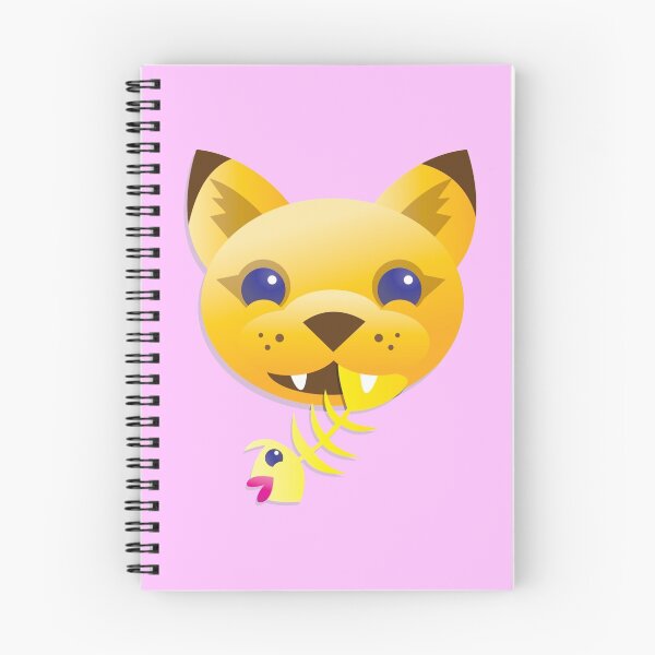 Item preview, Cute kawaii mountain lion with fish bones designed and sold by jazzydevil.