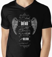 Don't blink. - White Men's V-Neck T-Shirt