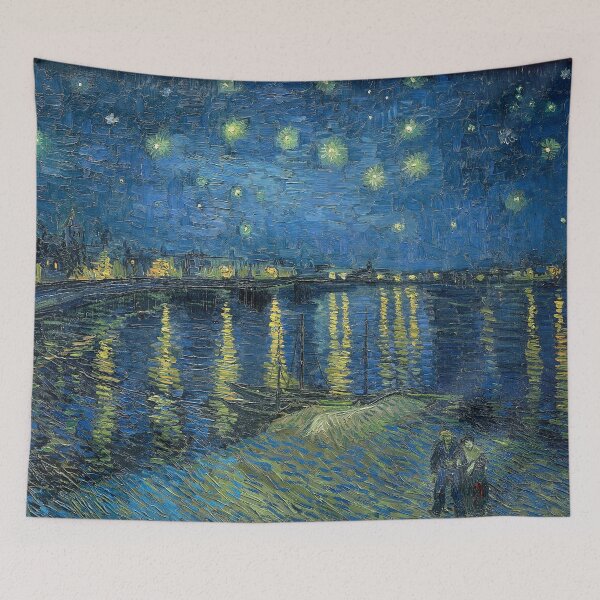 Item preview, Starry Night Over the Rhône - Vincent Van Gogh painting designed and sold by Bebichic.