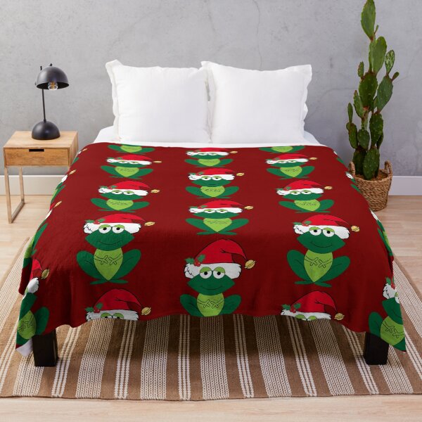Item preview, Cute Christmas Frog in Santa Hat designed and sold by Epic Love Designs.
