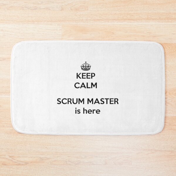 Artikelvorschau, Bleib ruhig, der Scrum Master ist da entworfen und verkauft von benandfreya.