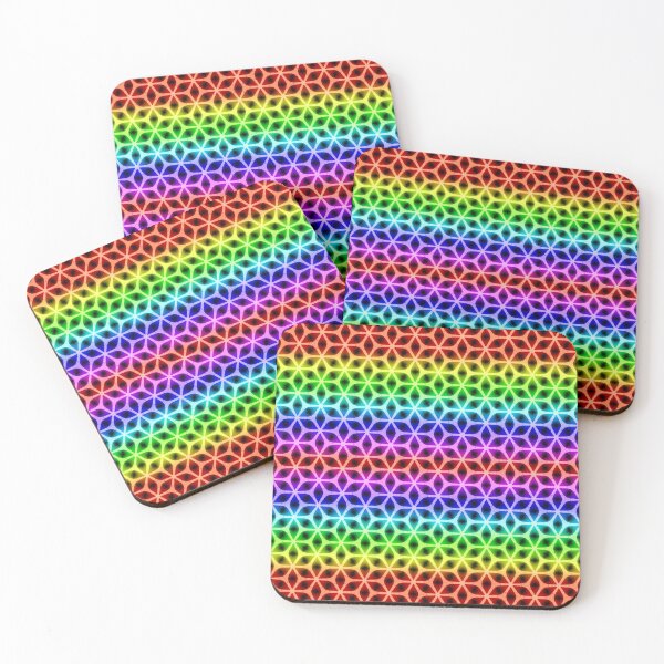 Item preview, Metallic Jungle Retro Techno Rainbow designed and sold by AntiqueImages.
