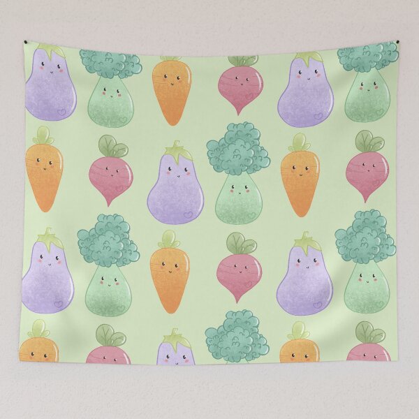 Item preview, Eat your vegetables pattern designed and sold by AliciaBarten.