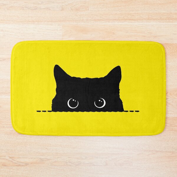 Item preview, Black Cat Peeking  designed and sold by nameonshirt.