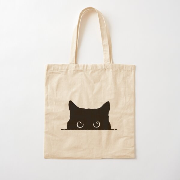 Tote bag cat design sale