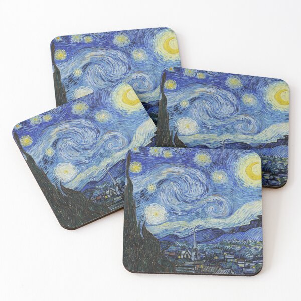 Item preview, The Starry Night - Vincent Van Gogh painting designed and sold by Bebichic.