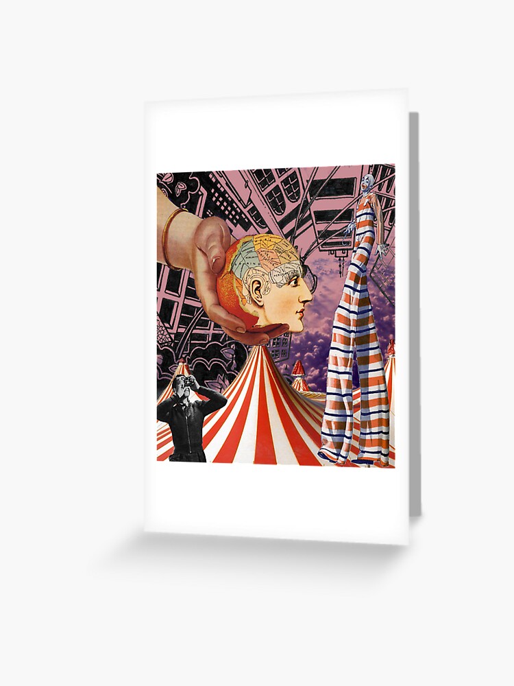 Thumbnail 1 of 2, Greeting Card, Circus circus designed and sold by colorspinner.
