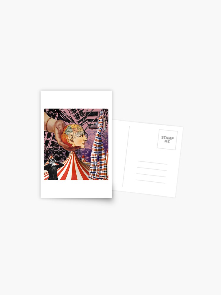 Thumbnail 1 of 2, Postcard, Circus circus designed and sold by colorspinner.