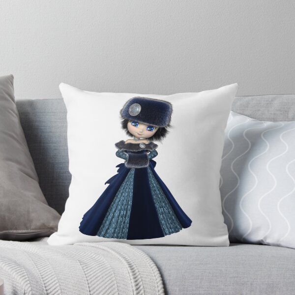 Item preview, Toon Winter Princess en azul designed and sold by algoldesigns.