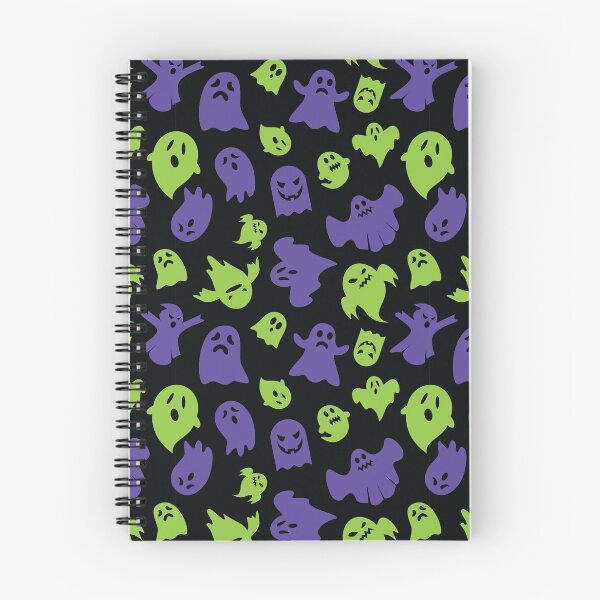 Item preview, Halloween Ghosts and Spirits Pattern (Purple and Green) designed and sold by randrgiftshop.