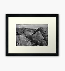 Old Thatch and Summer Grasslands - Killbegs, County Donegal. Framed Print