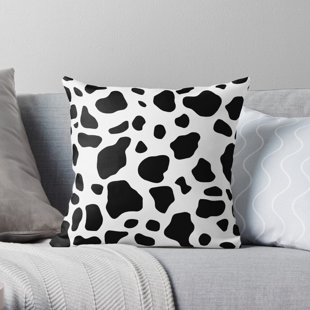 cow pattern pillow