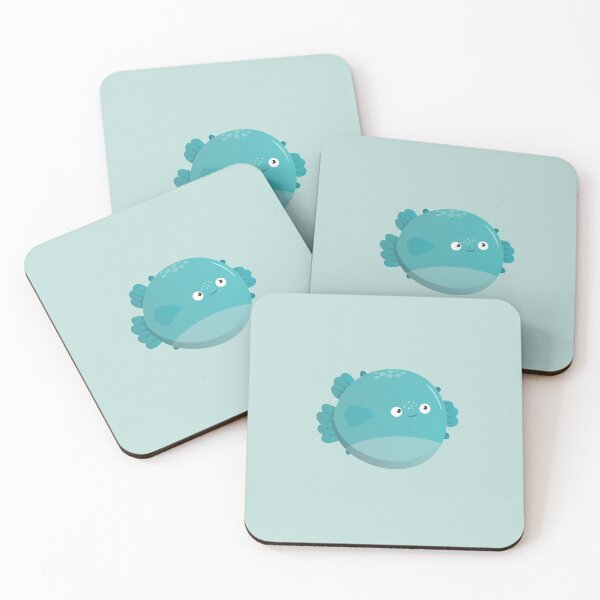 Item preview, The Friendly Puffer Fish designed and sold by EyeLoveAnimals.