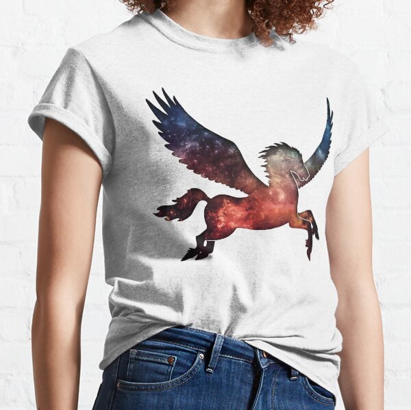 Galaxy Pegasus Silhouette Classic T-Shirt