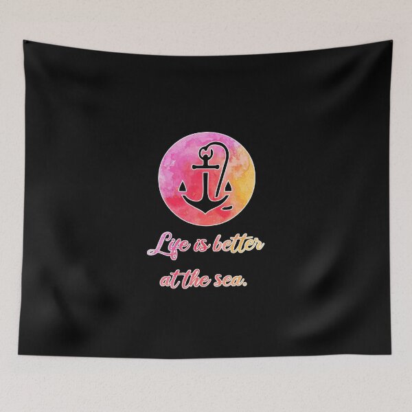 Item preview, Life is better at the sea designed and sold by Victorias-Art.