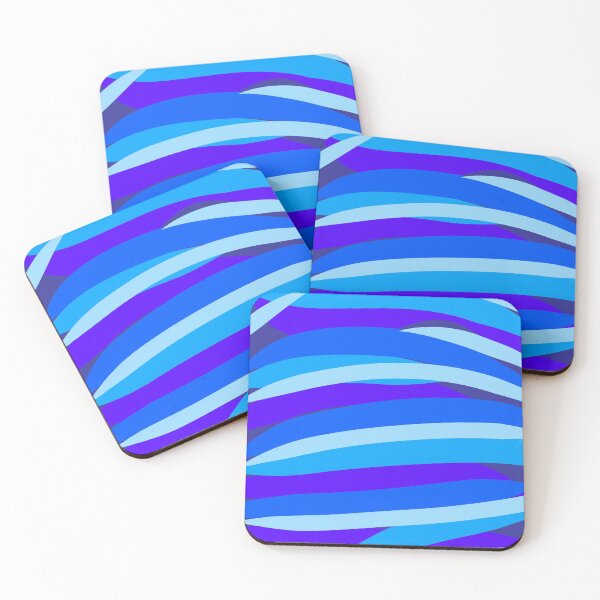 Item preview, Blue stripes designed and sold by Melanie Jeyakkumar.