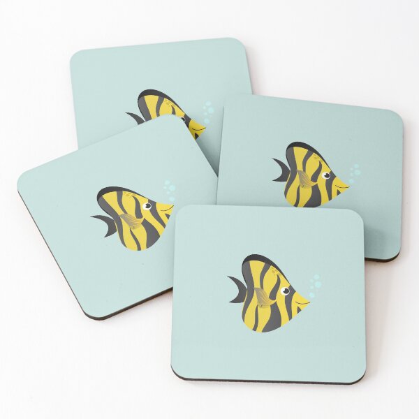 Item preview, Beautiful Yellow Spade Fish with Black Spots designed and sold by EyeLoveAnimals.