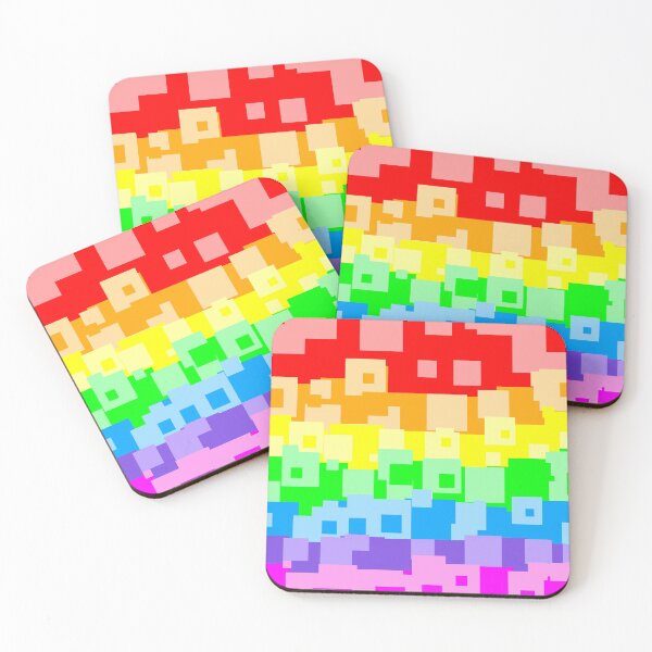 Item preview, Square rainbow pattern designed and sold by Melanie Jeyakkumar.