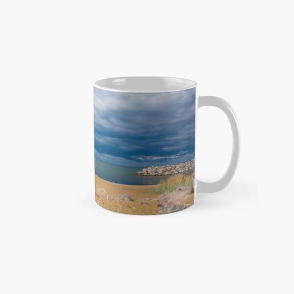 Stormy Beach, Calm after the storm, Beach house decor Classic Mug