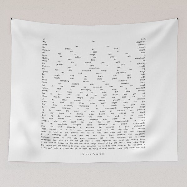 Item preview, Jordan B Peterson QUOTES designed and sold by Alli Well.
