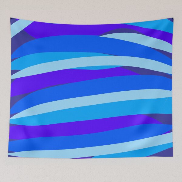 Item preview, Blue stripes designed and sold by Melanie Jeyakkumar.