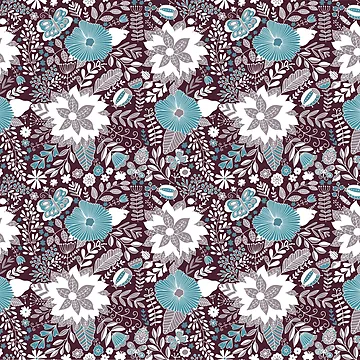 Artwork thumbnail, Floral pattern by TheaDesign