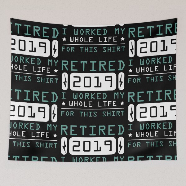 Item preview, Retired 2019 work retirement pension pension end designed and sold by Mark Sukra.