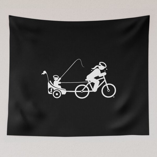 Item preview, FUNNY MUMMY WITH CHILD IN BIKE PENDANT BY SUBGIRL designed and sold by SUBGIRL.