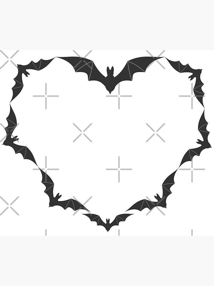 "Bat Heart" Poster by BeautifulFaith Redbubble