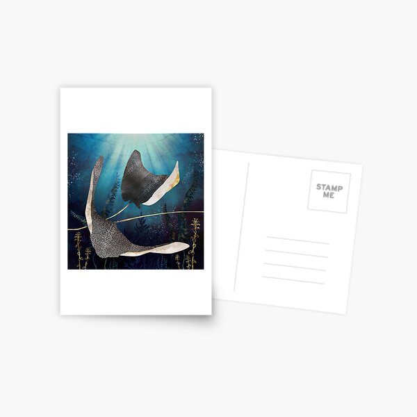 Metallic Stingray Postcard