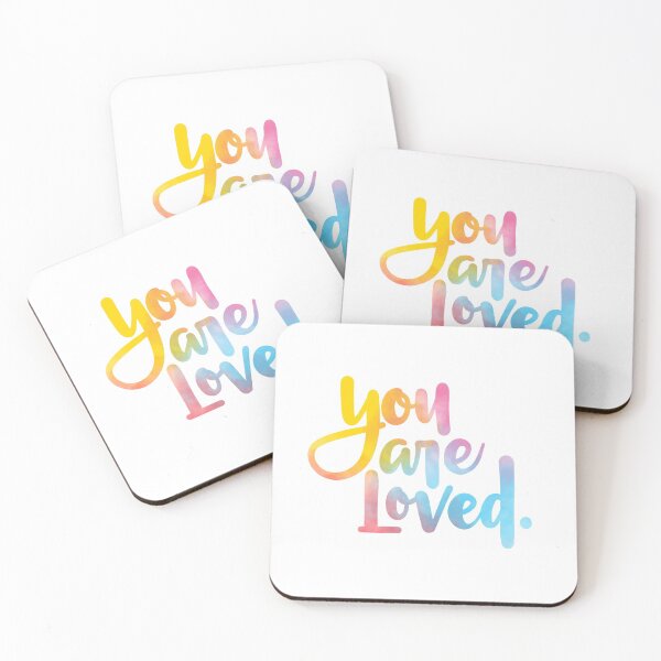 Item preview, You are loved. (Hand lettered) designed and sold by indicap.