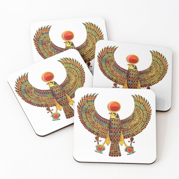 Item preview, Ra, Who Is Horus Of The Two Horizons, Ancient Egyptian Falcon Sun Divinity. designed and sold by heartsforlove.