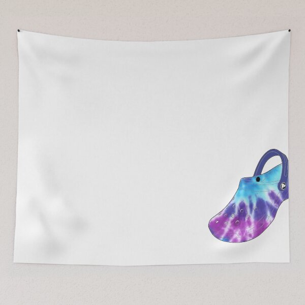 Item preview, tie dye croc designed and sold by stickersbynic.
