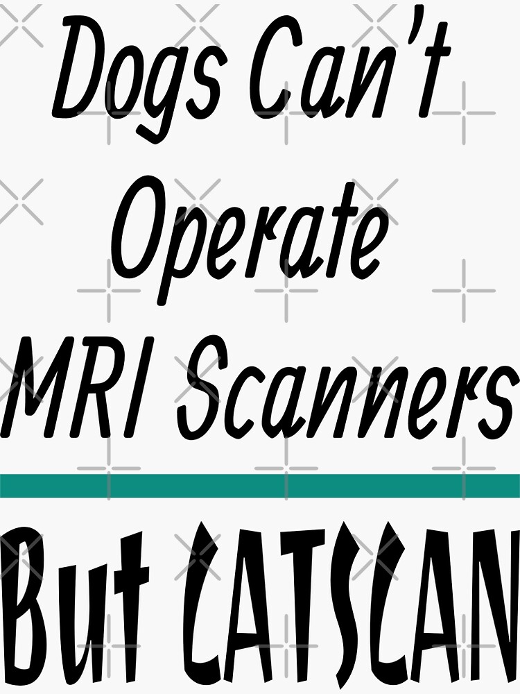 "Medical Joke Dogs and Cats Dad Joke Funny" Sticker for Sale by mwagie