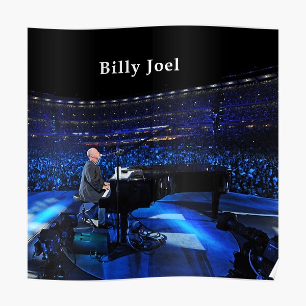 BILLY JOEL PLAYING PIANO ON STAGE WITH AUDIENCE SURROUNDING CONCERT 24X36 POSTER BILLY JOEL PLAYING PIANO ON STAGE WITH AUDIENCE SURROUNDING CONCERT 24X36 POSTER
