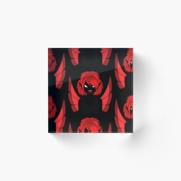 WICKED PIXIES - Fire-dragon Pixie Acrylic Block