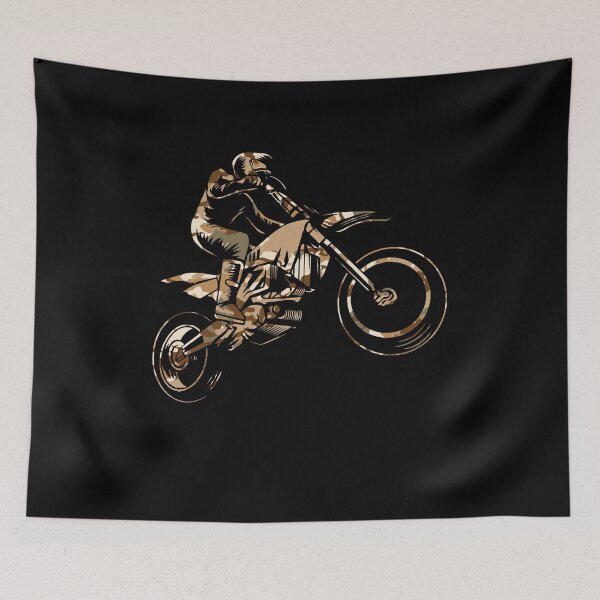 Item preview, Motorcross Dirt Bike Racing Camo Camouflage Motorcycles Rider designed and sold by Dressed For  Duty.