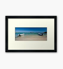 Longis and Ile de Raz Framed Print