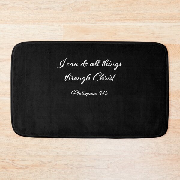Item preview, I Can Do All Things Through Christ, Philippians 4:13, Christian Quote, Christian Saying designed and sold by ChristianLife.